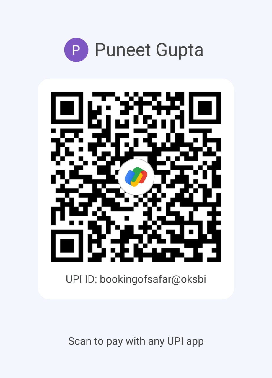 BookMeraSafar UPI QR Code